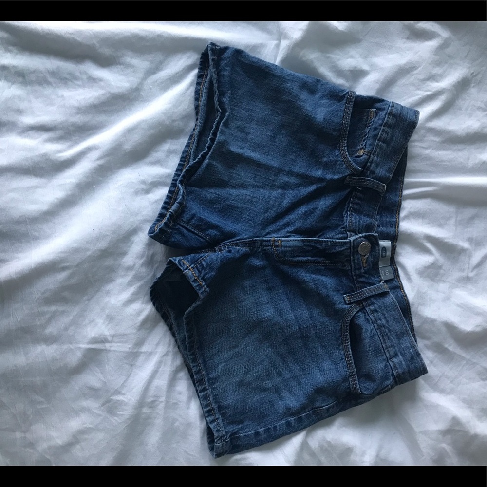 Denim shorts